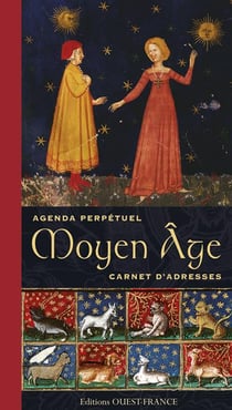 Agenda perpétuel moyen-âge - carnet d'adresses