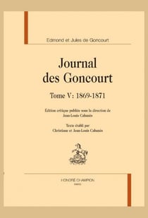Journal des Goncourt t.5 : 1869-1871