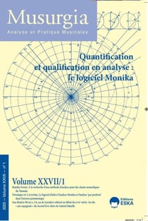 QUANTIFICATION ET QUALIFICATION EN ANALYSE:LE LOGICIEL MONIKA-MUSURGIA 1-2020 : MUSURGIA VOL XXVII N°1-2020