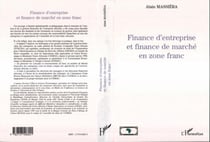 Finance d'entreprise et finance de marché en zone franc
