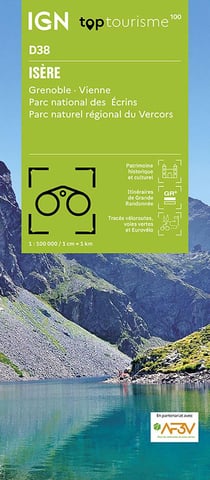TOP100D38 : Isère - grenoble vienne parc national des ecrins parc naturel regional du vercors