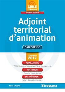 Adjoint territorial d'animation - catégorie C (concours 2017)