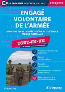 Engagé volontaire de l'armée - Tout-en-un : Armée de terre - Armée de l'air et de l'espace - Marine nationale (édition 2025/2026)