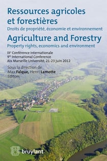 Ressources agricoles et forestières - agriculture and forestry