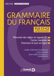 Grevisse : grammaire du français FLE - C1-C2 - perfectionnement