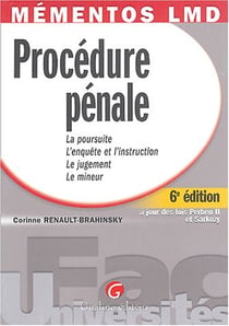 Memento procedure penale 6e ed. (6e edition)