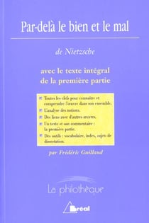 Par-delà le bien et le mal, de Nietzsche