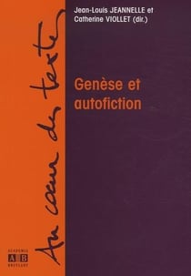 Génèse et autofiction