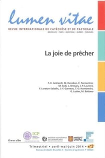 REVUE LUMEN VITAE n.2014/2 : la joie de prêcher