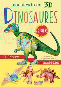 Construis en 3D : dinosaures