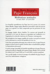 Méditations matinales : 21 mars 2020 - 21 avril 2020