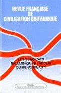 Revue française de civilisation britannique Vol XV printemps