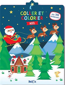 Coller et colorier : Noël