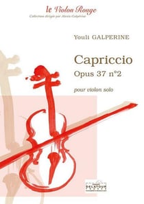 Capriccio : Opus 37 n°2 pour violon solo