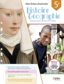 Mes fiches d'activités histoire : géographie EMC 5e (édition 2024)