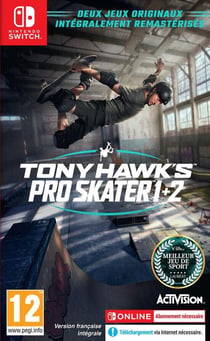 Tony hawk's pro skater 1 + 2 - code de téléchargement
