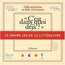 Le grand jeu de la littérature (c'est dans quoi déjà ?)