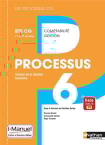 LES PROCESSUS 4 : processus 6 - analyse de la situation financière - BTS CG 1re et 2e années - licence et livre de l'élève (édition 2017)