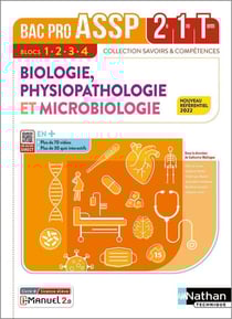 Biologie, physiopathologie et microbiologie : 2de/1re/terminale : bac pro ASSP : livre + licence élève (édition 2022)
