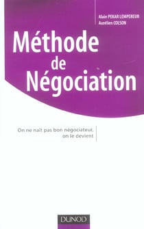Methode de negociation - on ne nait pas bon negociateur, on le devient