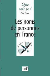 Les noms de personnes en France