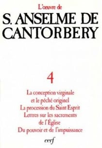 La conception virginale et le péché originel. La procession du Saint-Esprit. Lettres sur les sacre