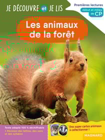 Je découvre et je lis : niveau 1 - les animaux de la forêt - début et milieu de CP