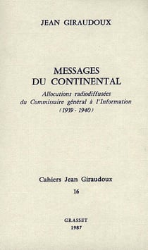 CAHIERS JEAN GIRAUDOUX Tome 16