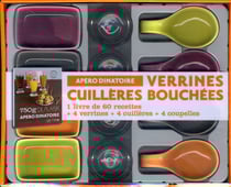 Coffret 750g apero dinatoire verrines cuilleres bouchees