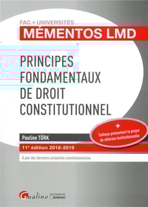 Principes fondamentaux de droit constitutionnel (édition 2018/2019)