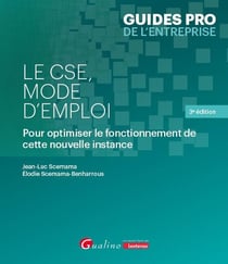 Le CSE, mode d'emploi : Pour optimiser le fonctionnement de cette nouvelle instance (3e édition)