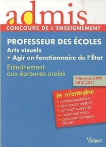Arts visuels - agir en fonctionnaire de l'etat - entraînement - épreuve orale crpe