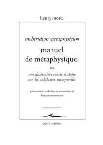 Manuel de métaphysique ou dissertation courte et claire sur les substances incorporelles
