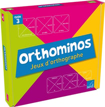 JEUX EDUCATIFS : orthominos cycle 3 - 2 plateaux de jeux et 6 jeux de cartes