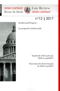 HENRI CAPITANT - REVUE DE DROIT N 12 2017