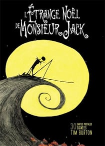 L'étrange noël de monsieur jack - 30 cartes postales signées tim burton
