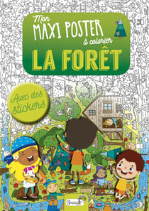 Mon maxi poster à colorier - la forêt