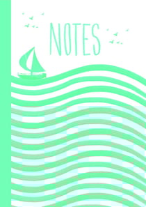 Carnet Marinière Cyan