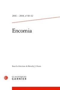 Encomia n.40-42 - 2016 - 2018 - bulletin bibliographique de la société internationale de littérature courtoise