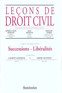 Successions - liberalites - 5eme edition - vol04