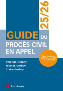 Guide du procès civil en appel (édition 2025/2026)