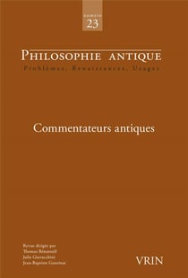 Philosophie antique n.23 : Commentateurs antiques