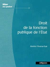 DROIT DE LA FONCTION PUBLIQUE DE L'ETAT