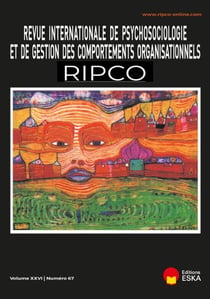 REVUE INTERNATIONALE DE PSYCHOSOCIOLOGIE N°67 VOL XXVI : REVUE INTERNATIONALE DE PSYCHOSOCIOLOGIE N°67 VOL XXVI