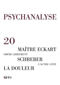 REVUE PSYCHANALYSE n.20 : la psychanalyse, le féminin, l'expérience mystique, le père et ses noms