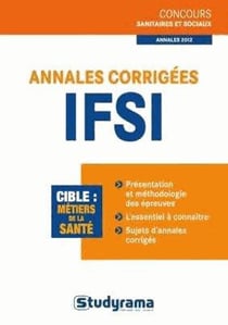 Annales corrigées IFSI (3e édition)