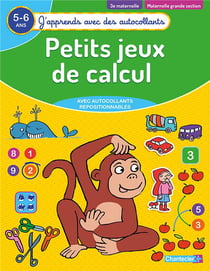 J'apprends avec des autocollants - petits jeux de calcul
