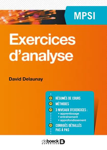 Exercices d'analyse - MPSI