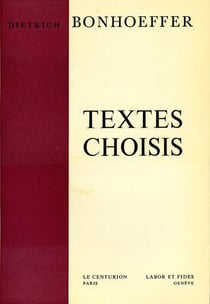 Textes choisis bonhoeffer lab