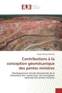Contributions a la conception geomecanique des pentes minieres - developpement d'outils decisionnels
